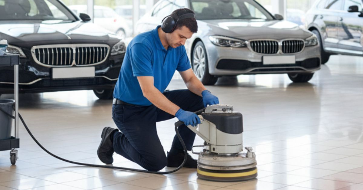 cleaning-automotive-showroom