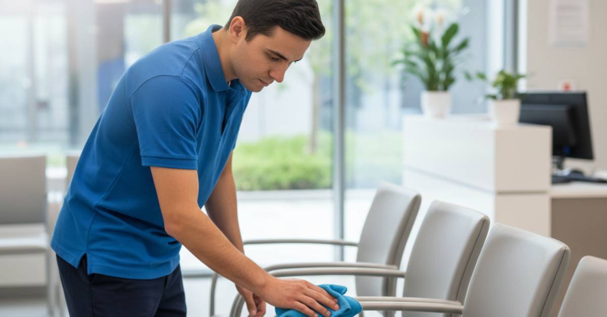 Person-cleaning-chair