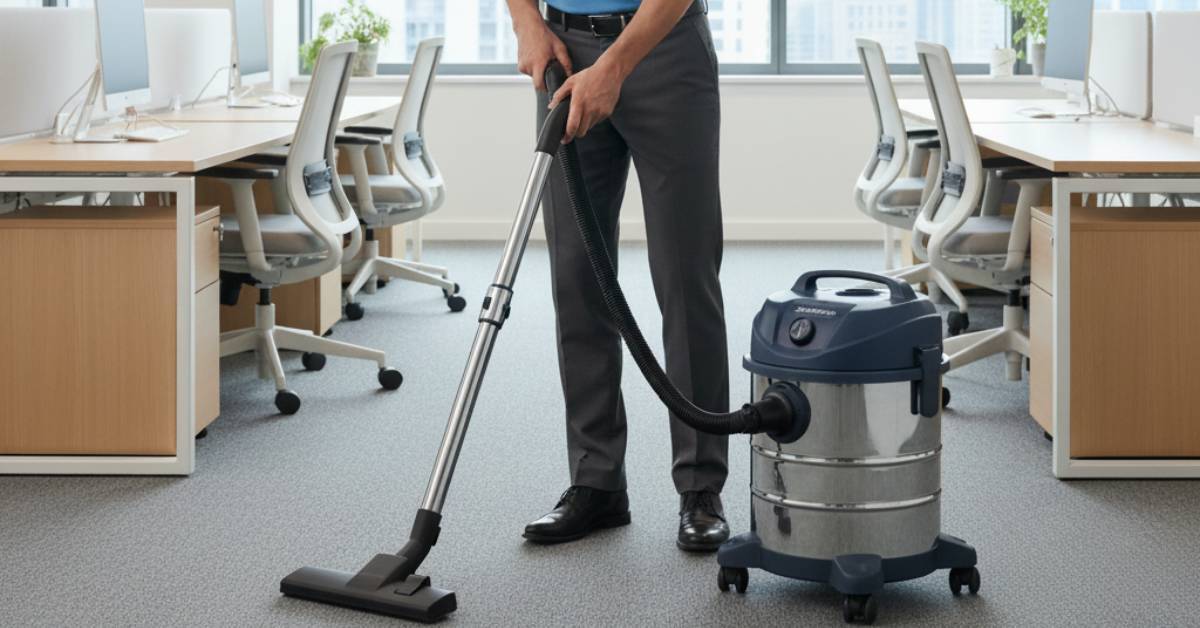 Person-vacuuming